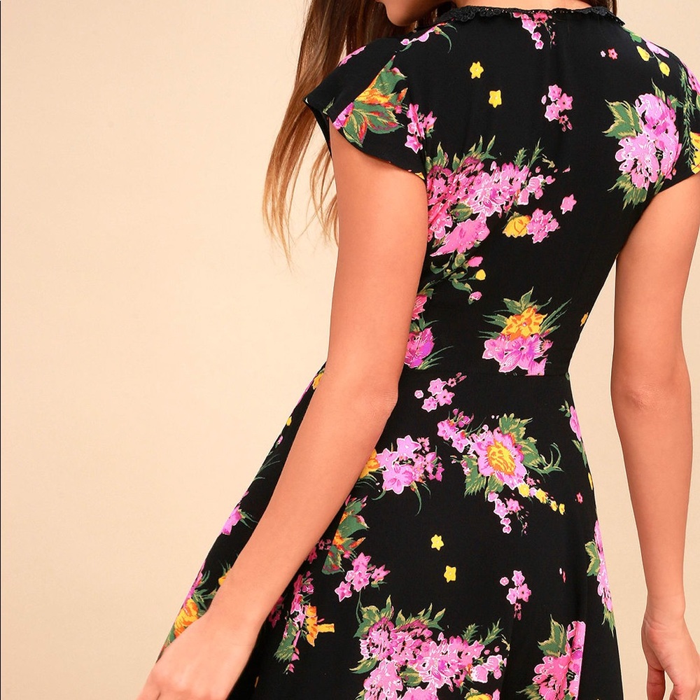 Free People Alora Mini Dress Floral - Picture 4 of 7